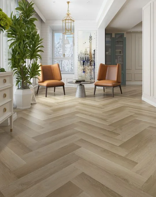 Dolce Luna Herringbone flooring